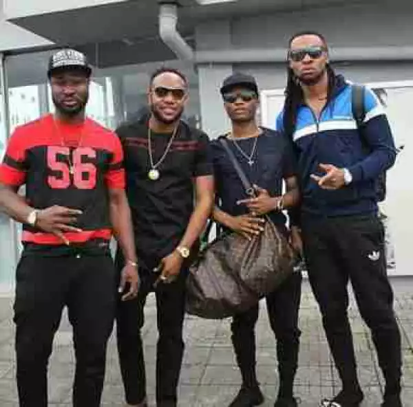 Swagged Up Throwback Photo Of Kcee, Harrysong, Wizkid And Flavour